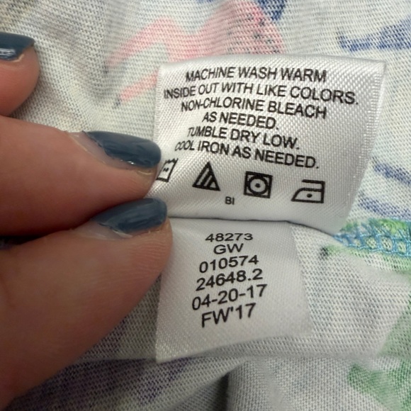 Hannah Andersson long sleeve striped unicorn dress - purple/blue size 4 (100) - Picture 8 of 8